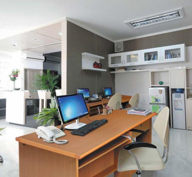 Bàn làm việc kết hợp kệ sách